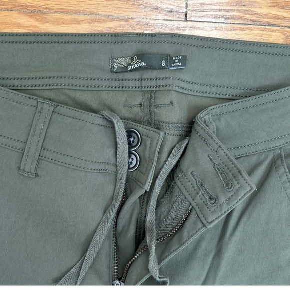 Prana Olive Green Women's Shorts - Picture 2 of 4